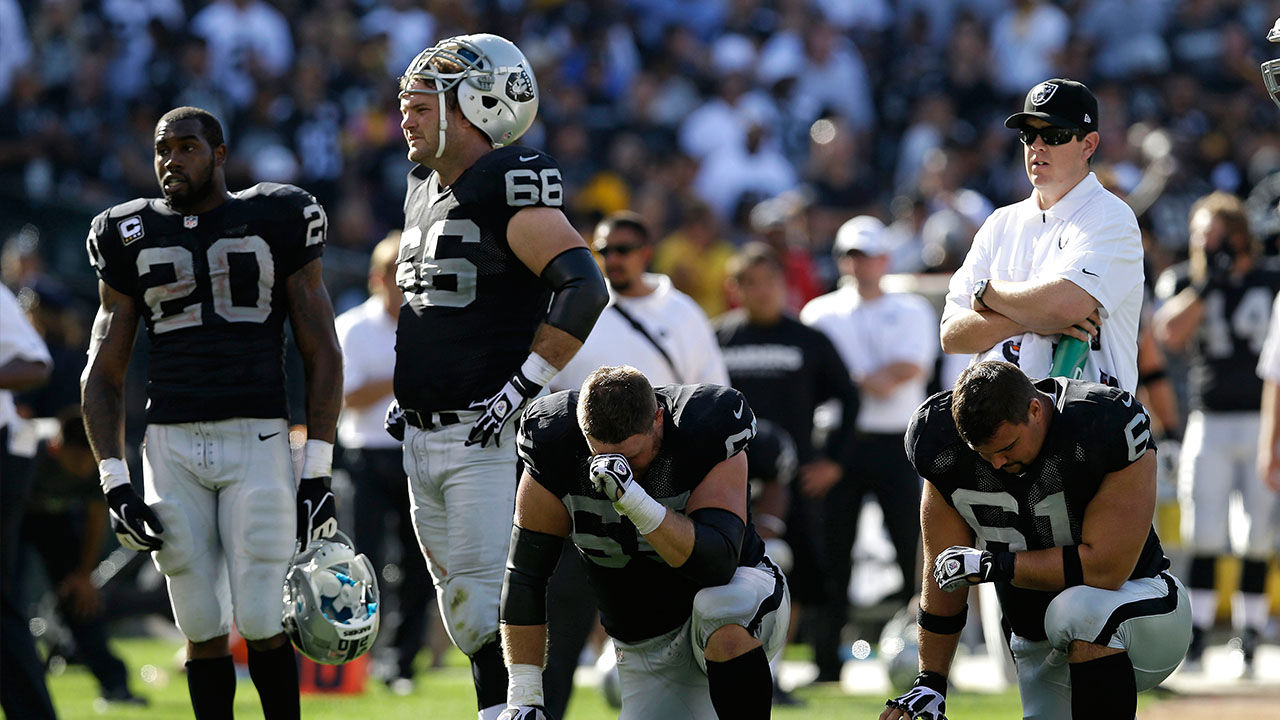 The Raiders moved to LA in 1982 and back to Oakland in 1995.